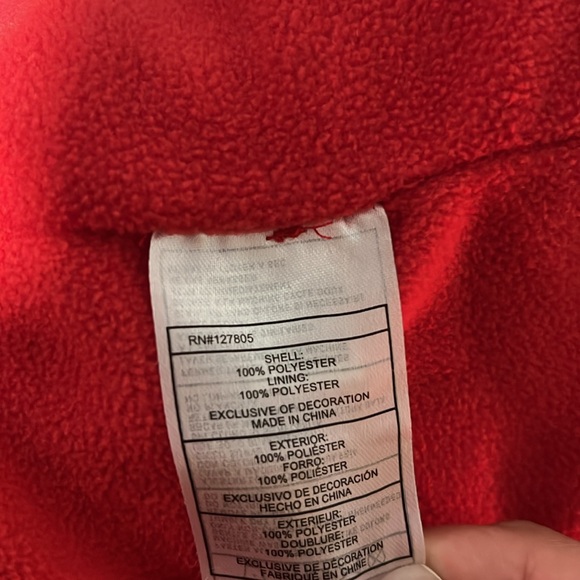 Reebok Red Windbreaker Jacket - Picture 8 of 8